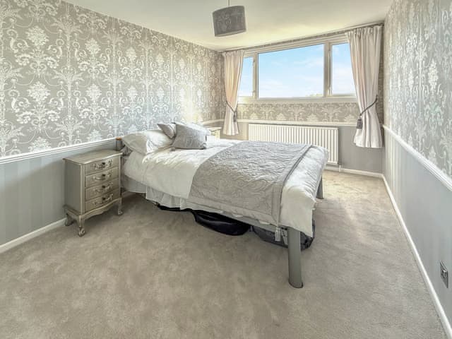 Double bedroom with built in wardrobes for ample storage | High Mill House, Freckleton