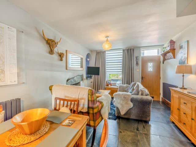 Open plan living space | Slate Cottage, Windermere