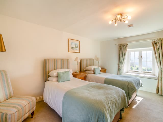 Twin bedroom | Manor House Farm - Country Cottage Holidays, Troutsdale near Scarborough