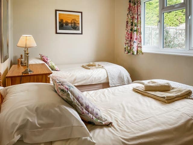 Twin bedroom | The Martin’s - Elwick Farm Holiday Cottages, Belford