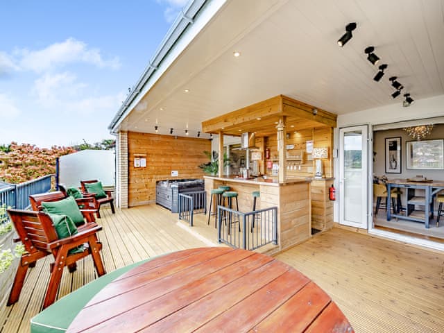 Outdoor area | Blue Cedars, Minehead, near Somerset