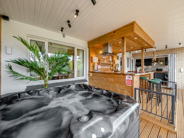 Hot tub | Blue Cedars, Minehead, near Somerset