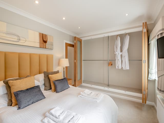 Double bedroom | Blue Cedars, Minehead, near Somerset