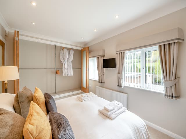 Double bedroom | Blue Cedars, Minehead, near Somerset