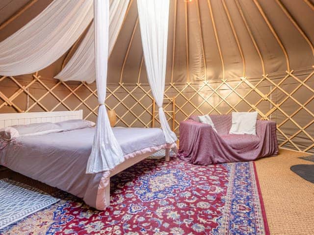 Interior | The Warren Yurt, Black Hill, near Crowborough