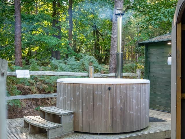 Hot tub | The Warren Yurt, Black Hill, near Crowborough