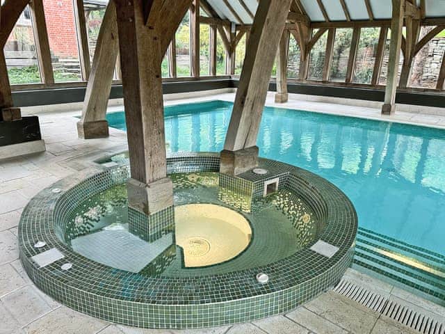 Swimming pool | Groom’s Cottage - Brankley Farm Cottages, Dunstall Cross, near Barton-under-Needwood