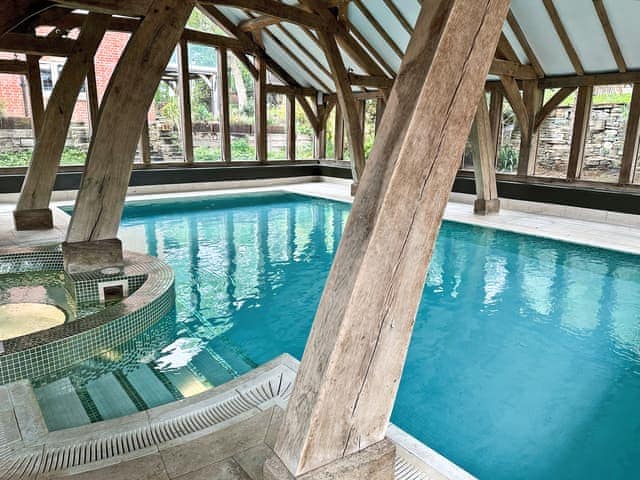 Swimming pool | Groom’s Cottage - Brankley Farm Cottages, Dunstall Cross, near Barton-under-Needwood