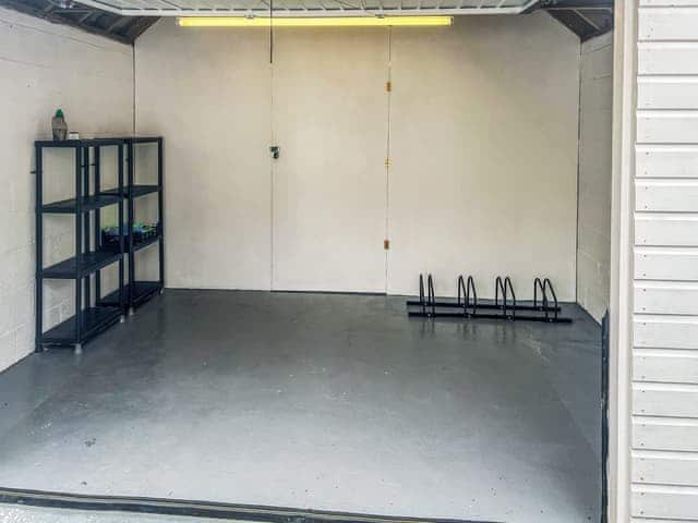 Garage - safe and secure storage (lighting, power and water) available for guests to use. | Forge House, Thornton Le Dale, near Pickering