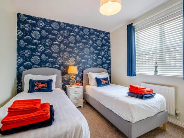 Twin bedroom | Tern Point, Beadnell, near Seahouses