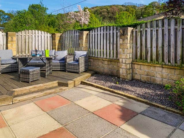 Sitting-out-area | Auntie Mary’s, Sutton-In-Craven, near Skipton