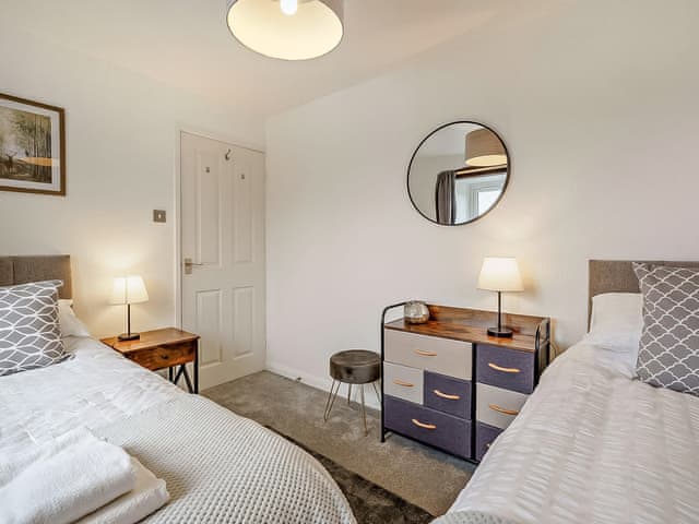 Twin bedroom | Corner Cottage - Brackenthwaite Holidays, Arnside and Silverdale