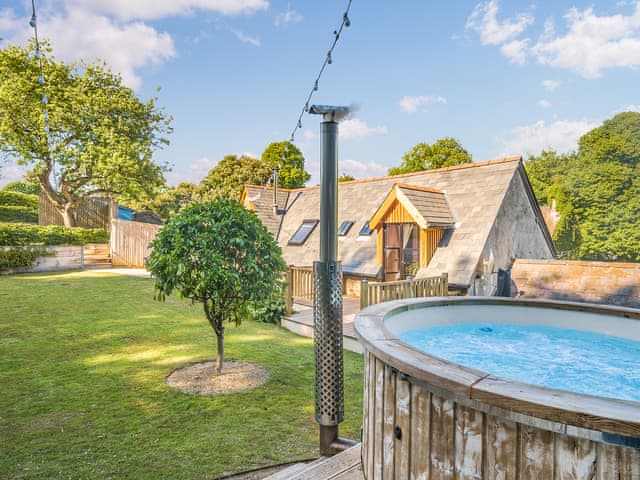 Hot tub | Little Hewish Barn, Milton Abbas, near Blandford Forum
