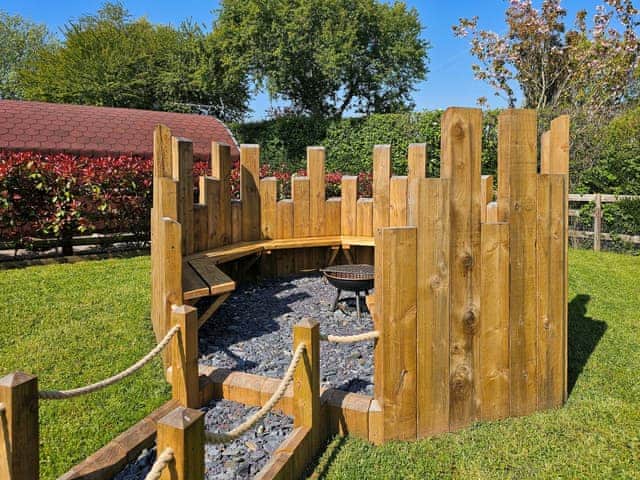 Outdoor area | Glamping Pod 1 - The Smithy, Newton Abbot