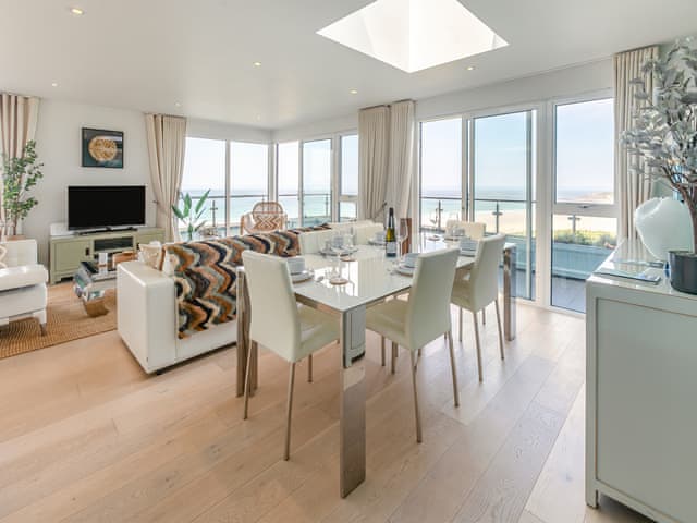 Open plan living space | Penthouse 14 Oceangate, Newquay