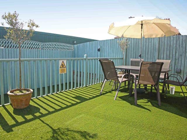 Sitting-out-area | The Old Stables - Corporation Farm Cottages, Tickton, near Beverley