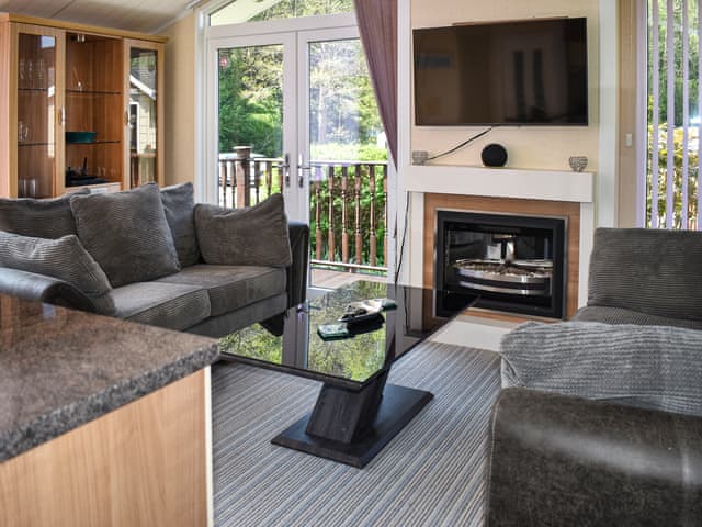 Living area | Holly Lodge, Hele Bay