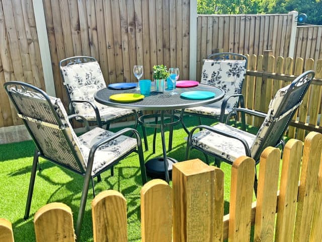 Sitting-out-area | Sarah’s Seaside Bliss, Cromer