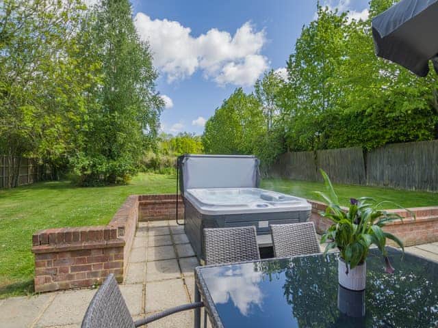 Hot tub | Beech Barn - Beech Farm Barns, Neatishead, near Norwich