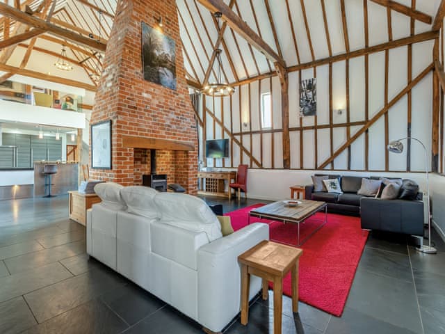 Living area | Liston Hall Barn, Gosfield