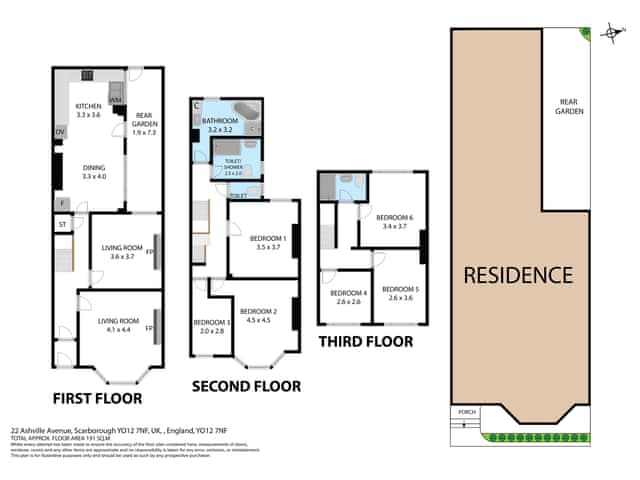 Floor plan | Darcey House, Scarborough
