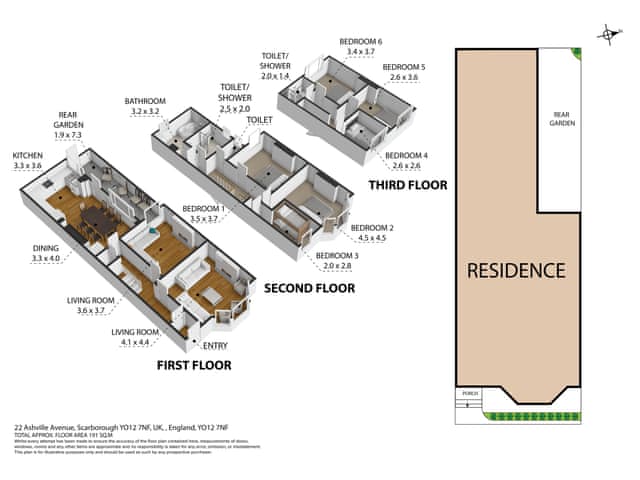 Floor plan | Darcey House, Scarborough
