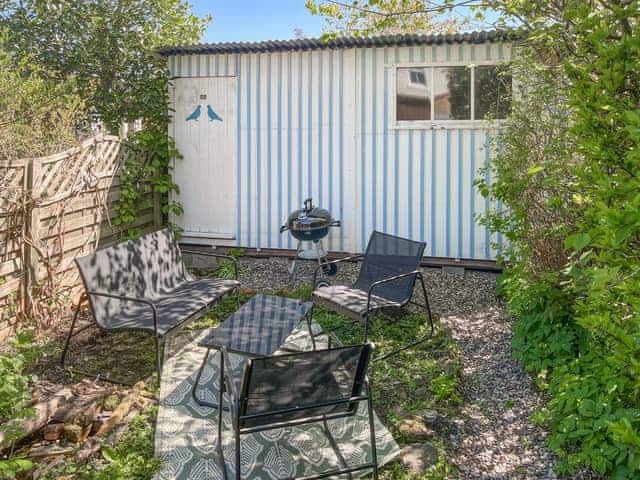 Sitting-out-area | Enginemans Cottage, Bishop Auckland