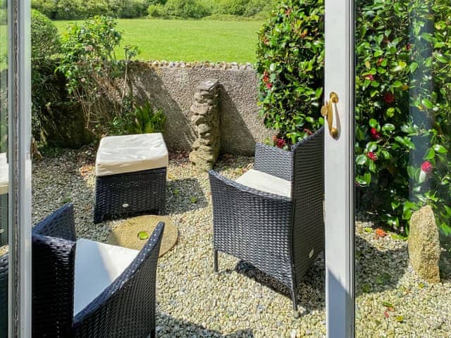 Sitting-out-area | High View - Sandy Barn Cottages, St Breward, Bodmin Moor