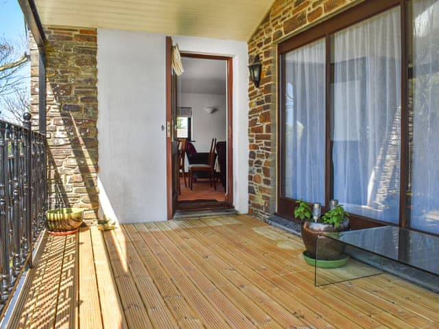 Terrace | Church View Apartment, Parkham, near Bideford