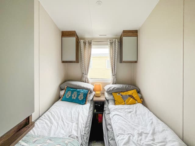 Twin bedroom | Sea Escape, Camber, Rye