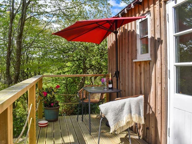 Terrace | The Shepherds Hut at Rosewood House, Liskeard