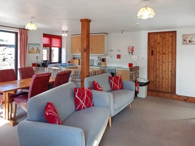 Open plan living space | Tarquol Cottage - Stowford Lodge Holiday Cottages, Langtree, near Great Torrington