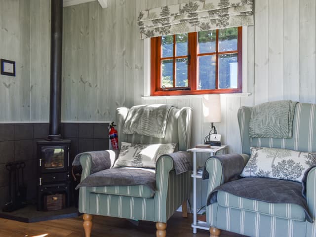 Open plan living space | Tawny Owl Hut - Hollins Farm Shepherd Huts, Westerdale, near Whitby