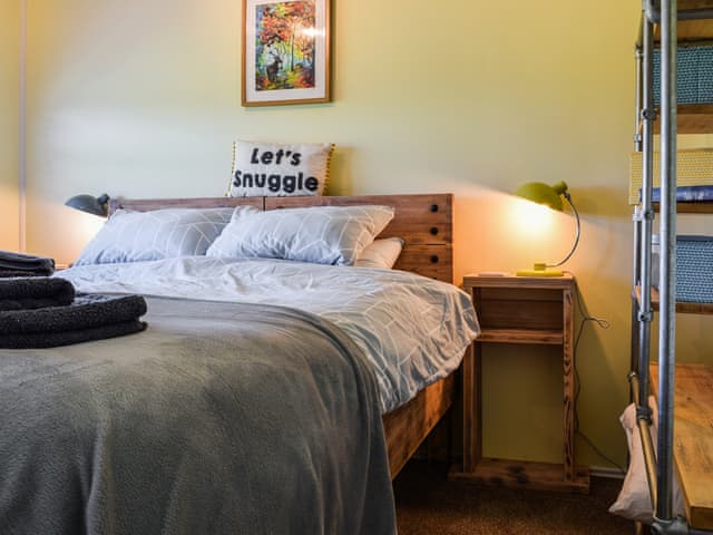 Double bedroom | The Cabin - Rectory Farm, Northampton