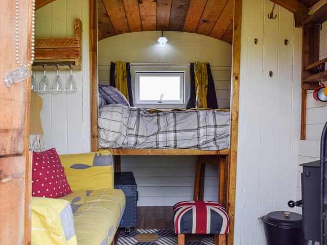 Open plan living space | Shepherds Hut - Rectory Farm, Northampton