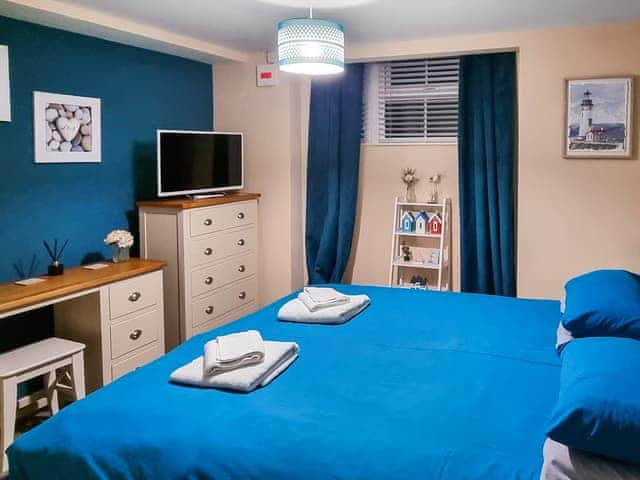 Super king size bedroom | Hilltop Hideaway, Whitby