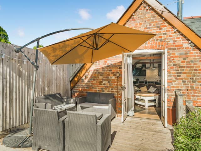 Sitting-out-area | Little Hewish Barn, Milton Abbas, near Blandford Forum