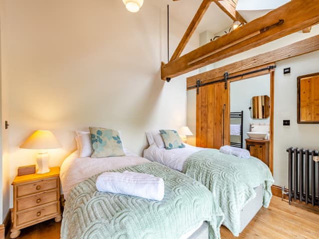 Twin bedroom | The Barn, Keighley