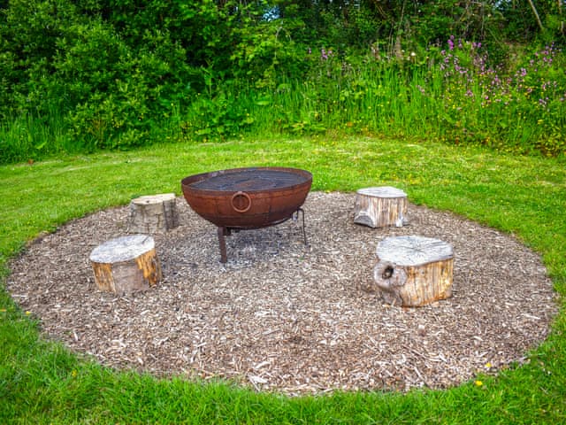 Outdoor area | Russet Yurt - Walnut Farm, Beaminster