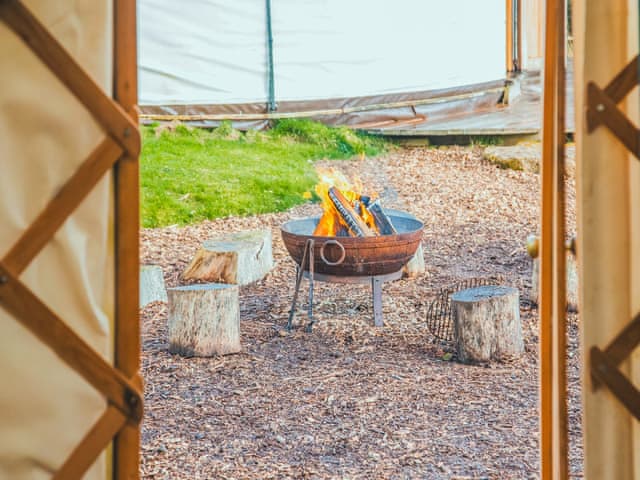 View | Skylark Yurt - Walnut Farm, Beaminster
