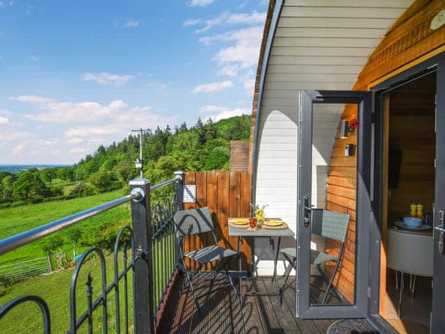 Terrace | Sunset Holiday Pod - Coppice Farm, Church Stretton