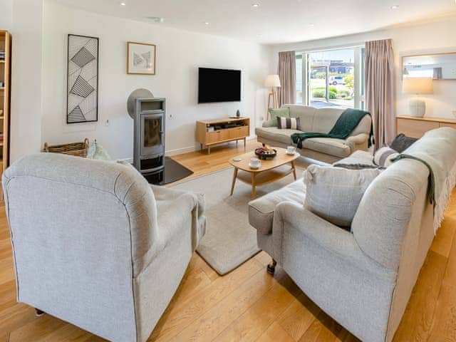 Living area | Lodge 67 Una - St Ives Resort, Carbis Bay, near St Ives