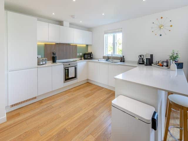 Kitchen | Lodge 67 Una - St Ives Resort, Carbis Bay, near St Ives