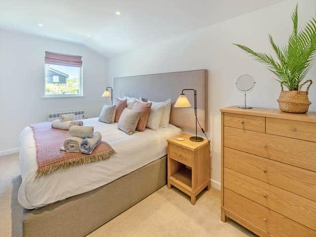 Double bedroom | Lodge 67 Una - St Ives Resort, Carbis Bay, near St Ives