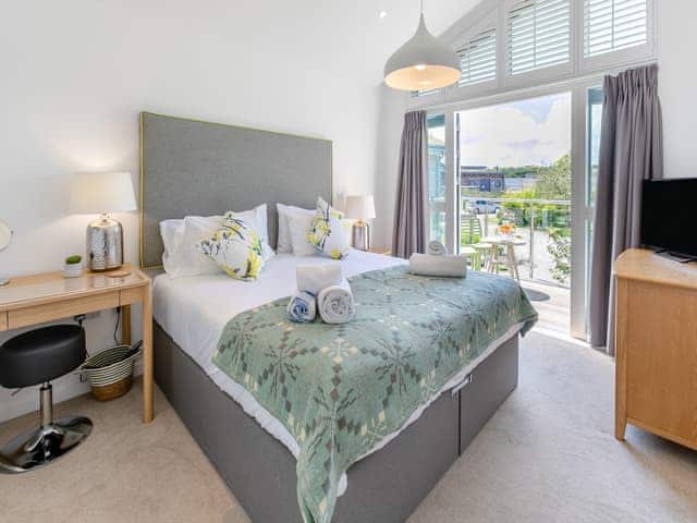 Double bedroom | Lodge 67 Una - St Ives Resort, Carbis Bay, near St Ives