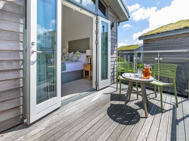 Balcony | Lodge 67 Una - St Ives Resort, Carbis Bay, near St Ives