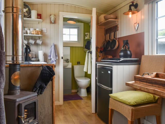 Open plan living space | Bracken Hut at Copy House Hideaway, Earby