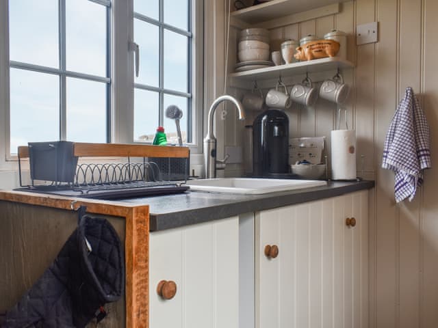 Kitchen area | Bracken Hut at Copy House Hideaway, Earby