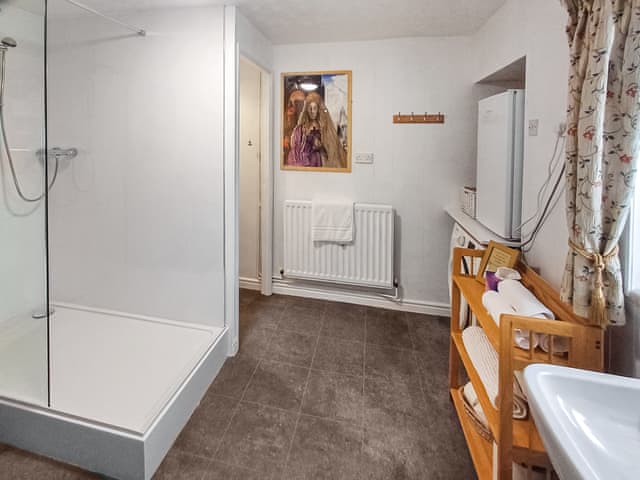 Downstairs shower room | Low Houses Farmhouse, Newbiggin, near Barnard Castle