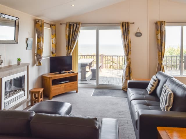 Living area | Sunrise Lodge, Lowestoft